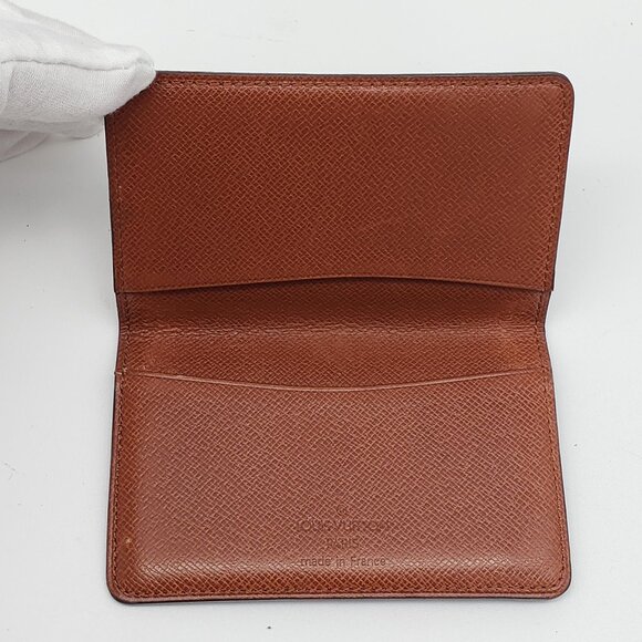 Authentic Louis Vuitton Monogram Canvas Pocket Organizer card wallet 65-121025 - Picture 7 of 11